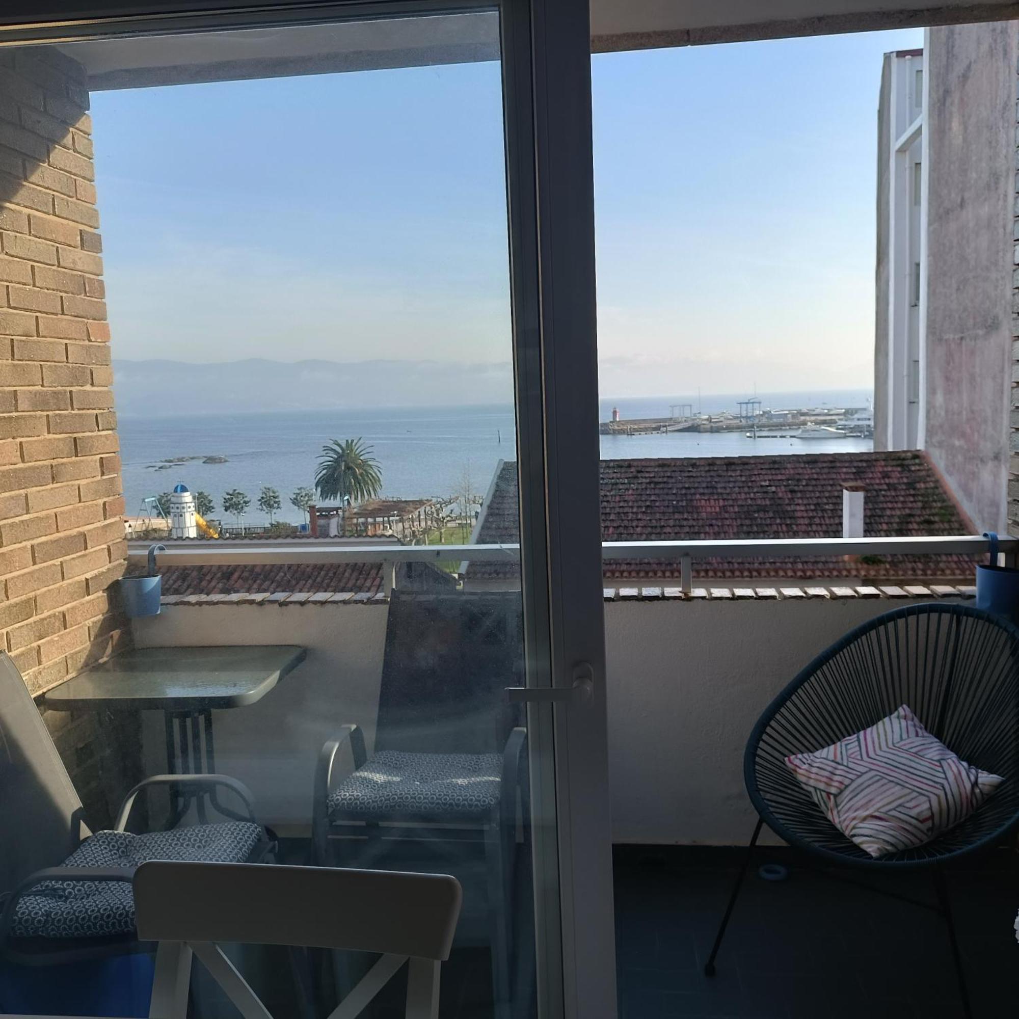 Vista Faro, Playa Panadeira Sanxenxo Exterior foto